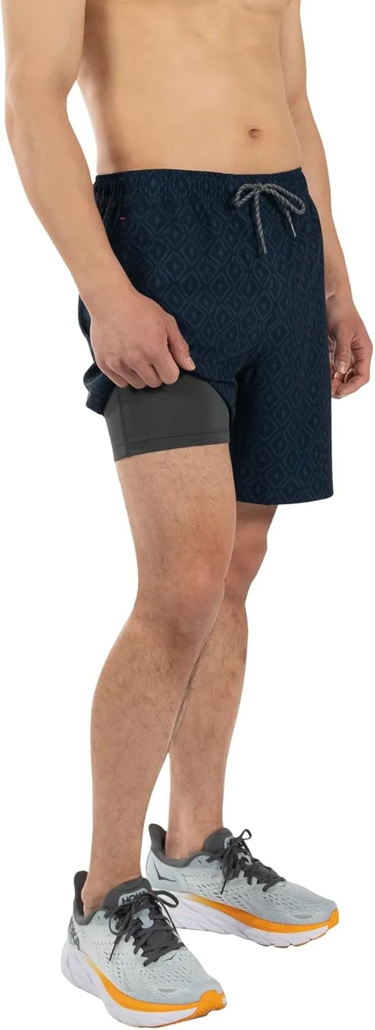 SAXX Underwear Co. Men's Multi Sport 2N1 Short with Built-in Pouch Support, Core