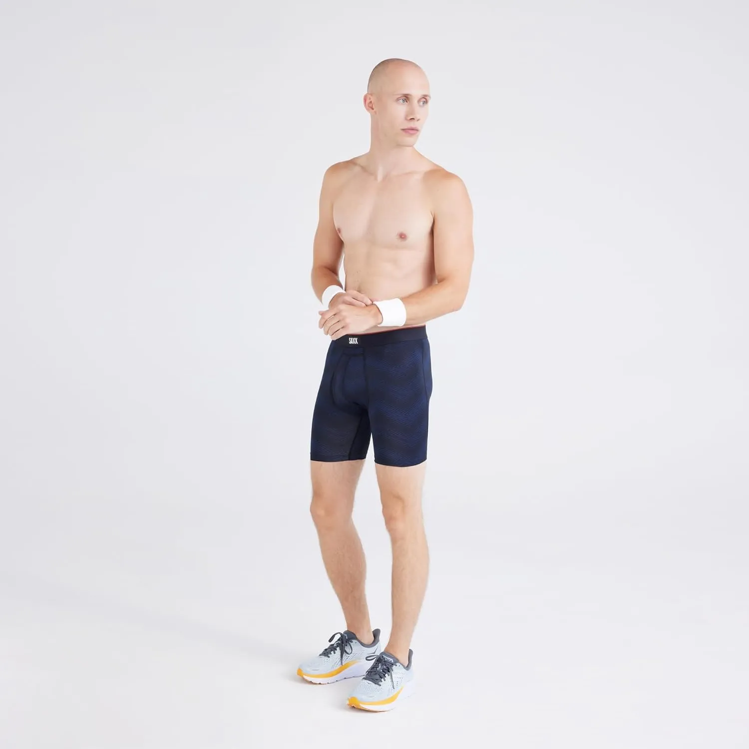 SAXX Underwear Co. Men's Underwear with Pouch Multi Sport Mesh Boxer Brief Fly 2Pk