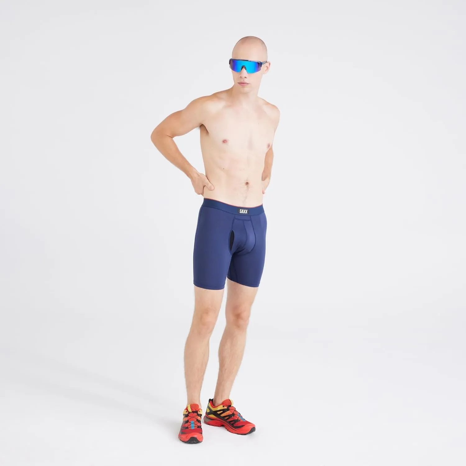 SAXX Underwear Co. Men's Underwear with Pouch Multi Sport Mesh Boxer Brief Fly