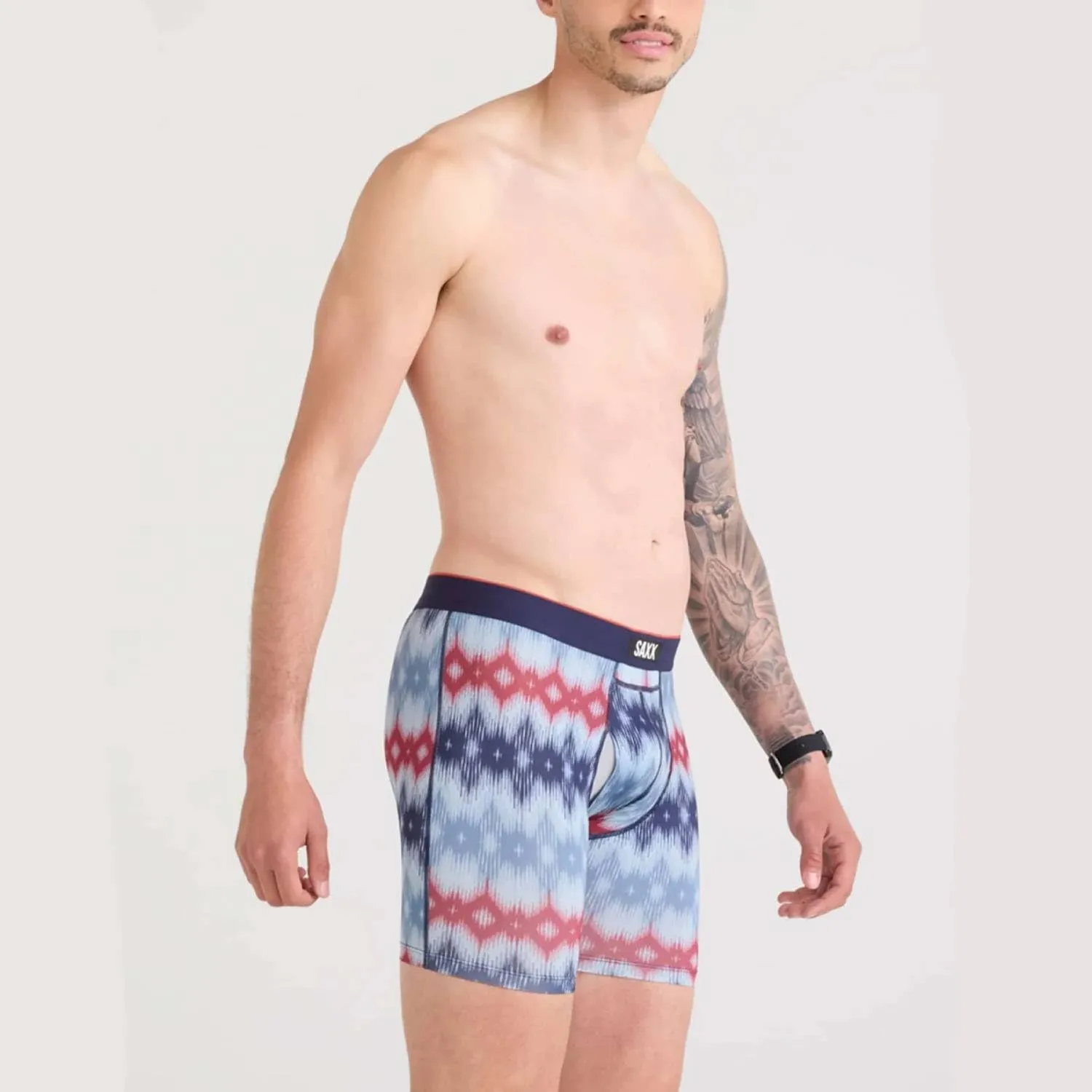 SAXX Underwear Co. Men's Underwear with Pouch Multi Sport Mesh Boxer Brief Fly