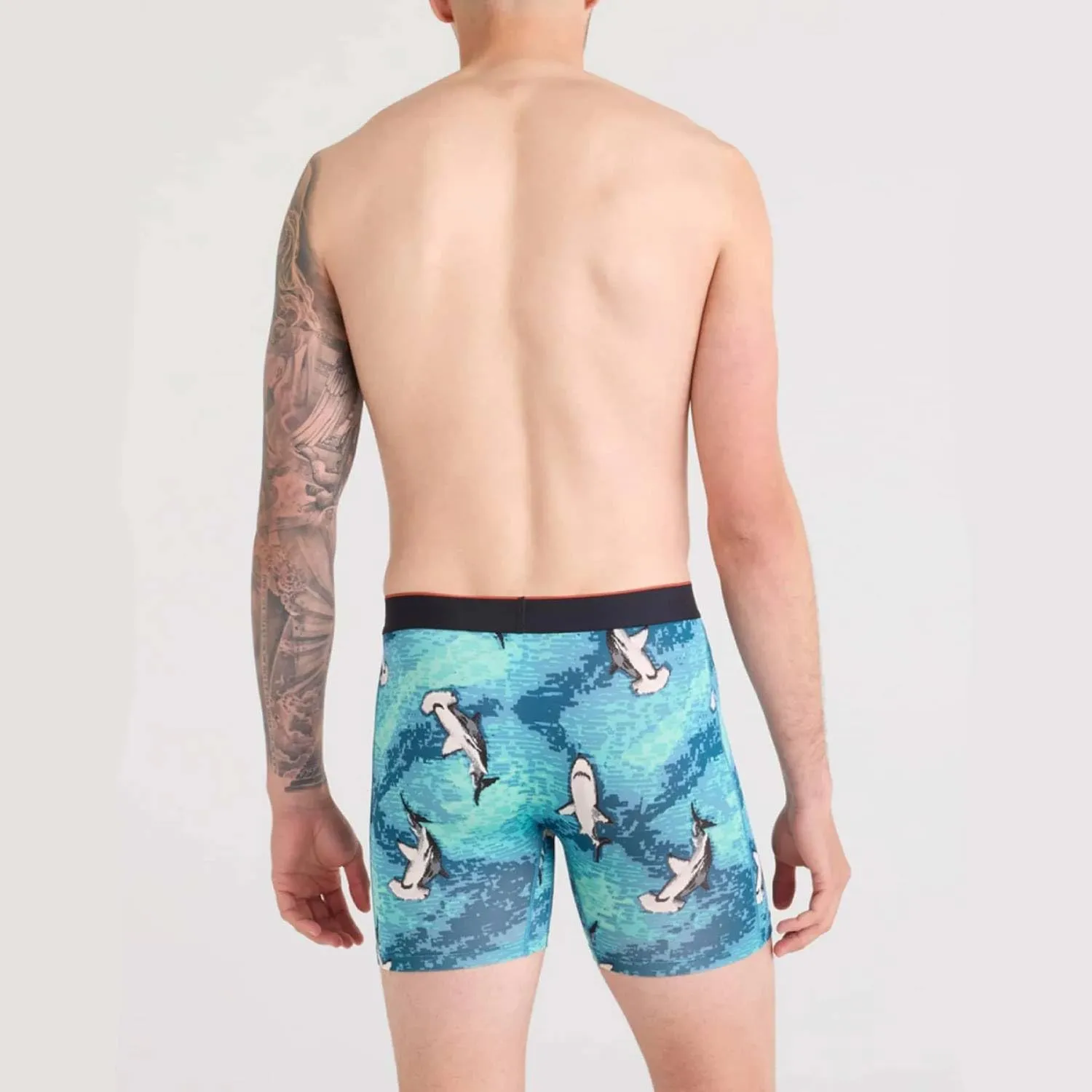SAXX Underwear Co. Men's Underwear with Pouch Multi Sport Mesh Boxer Brief Fly