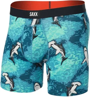 SAXX Underwear Co. Men's Underwear with Pouch Multi Sport Mesh Boxer Brief Fly
