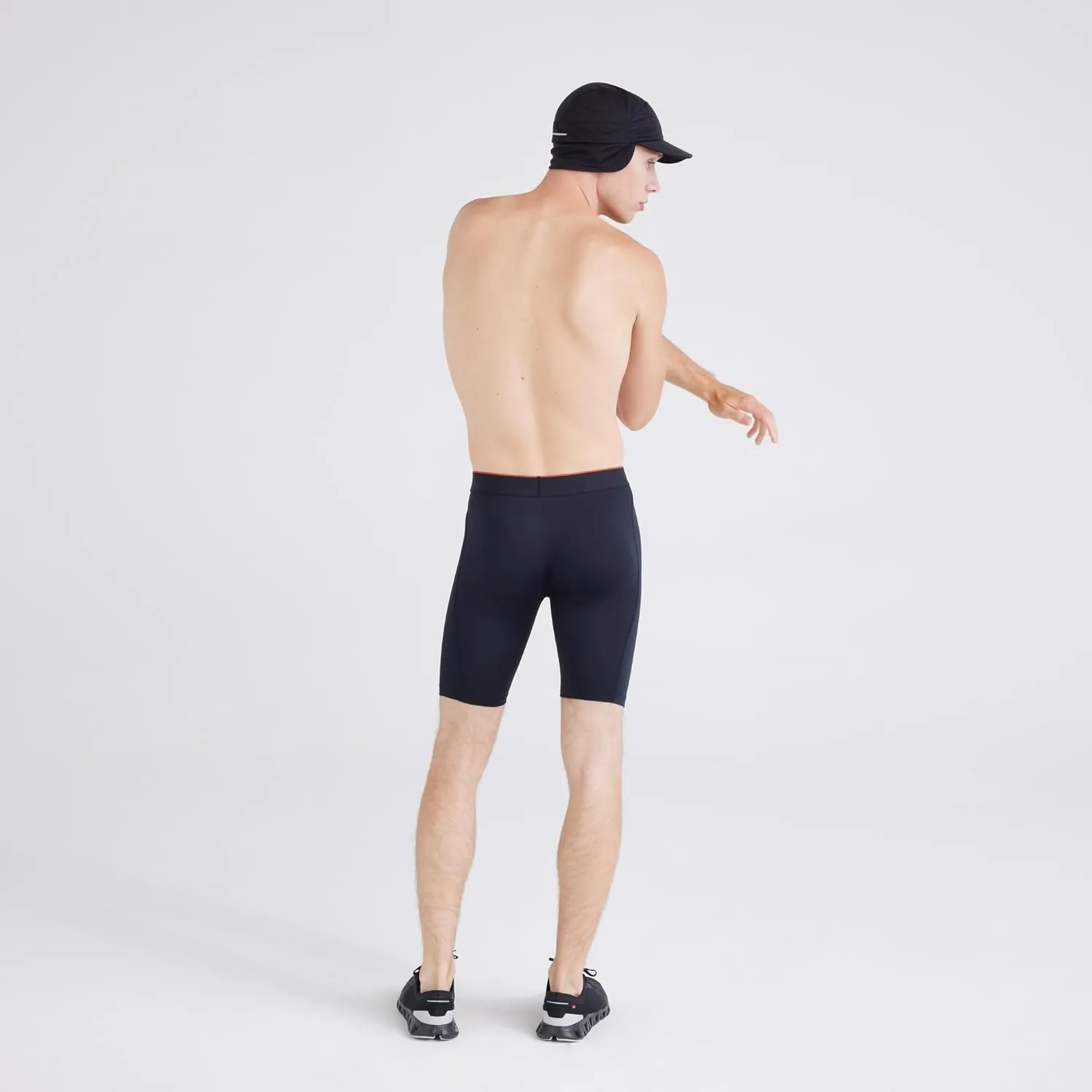 SAXX Underwear Co. Men's Underwear with Pouch Multi Sport Mesh Long Boxer Brief Fly