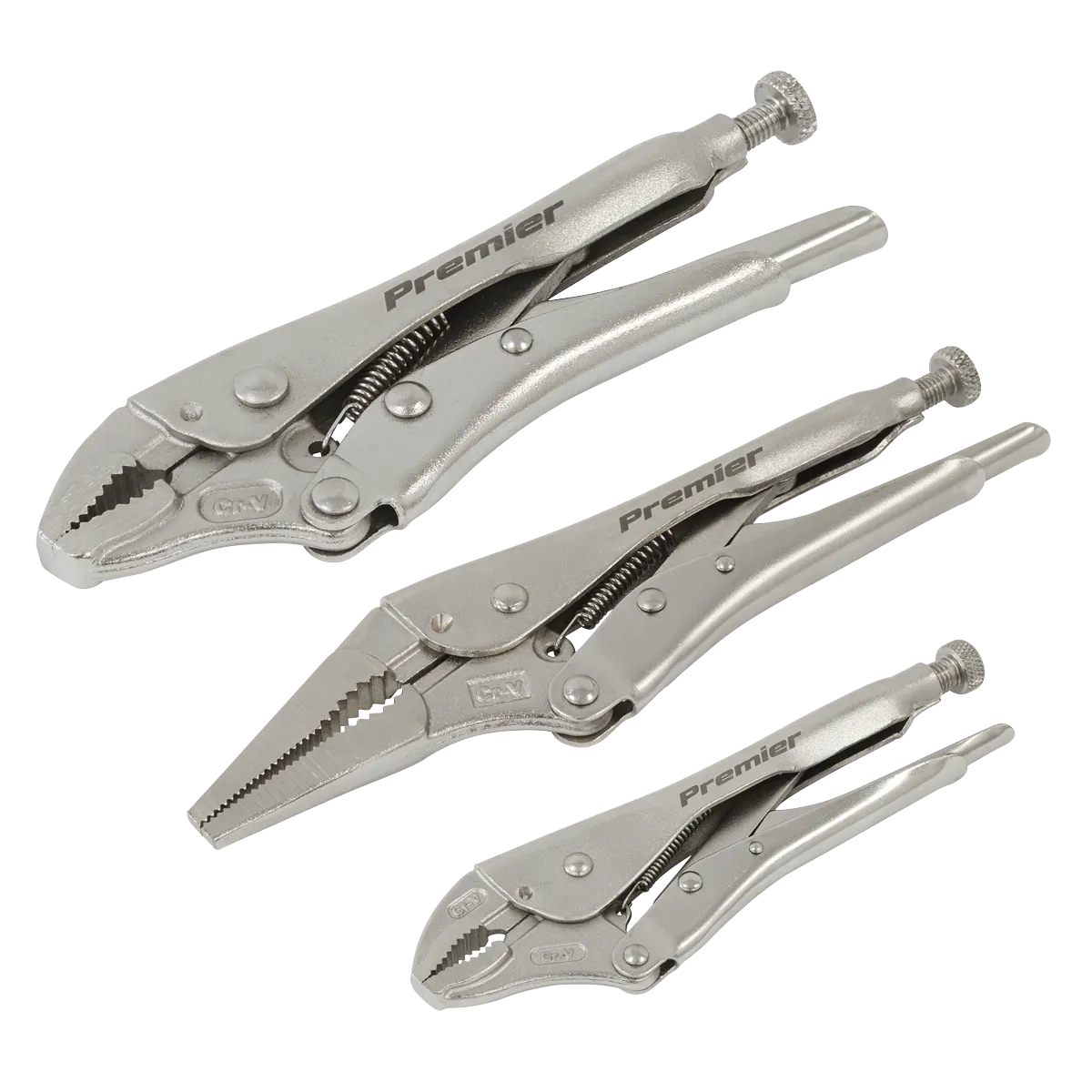 Sealey Premier Locking Pliers Set 3pc