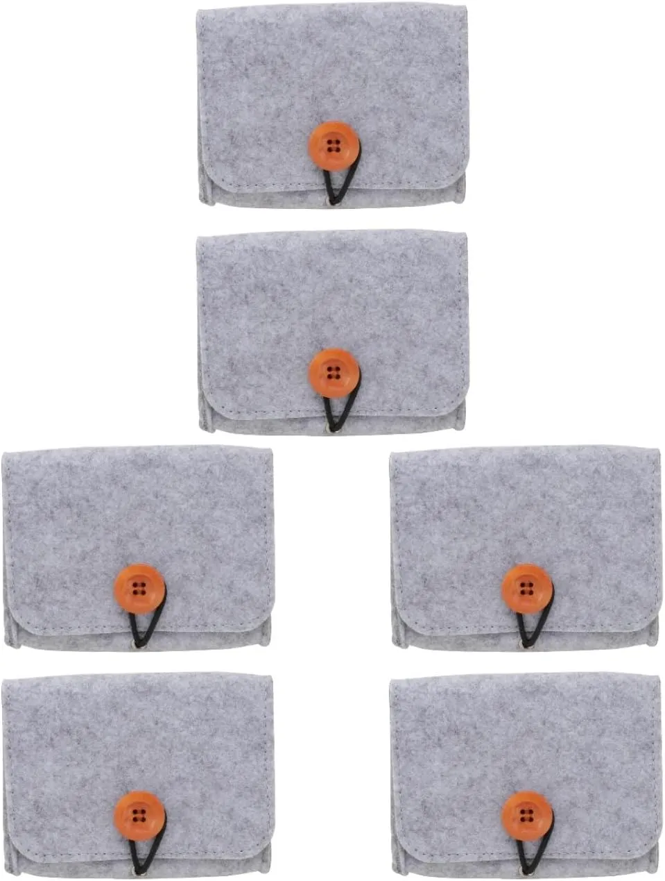 Sets Essential Oil Pouch Bag Travel Carrying Case Small Felt Non-woven Fabric Essential Oil Roller Bottles Storage Pouch Pcs