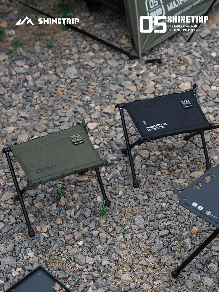 SHINETRIP 05 Series Ultra-Light Folding Stool – Portable Aluminium Alloy Camping Seat