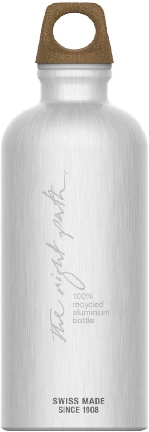 SIGG 50378 Outdoor Water Bottle, Swiss Aluminum Bottle, My Planet, 0.6L, Purplane