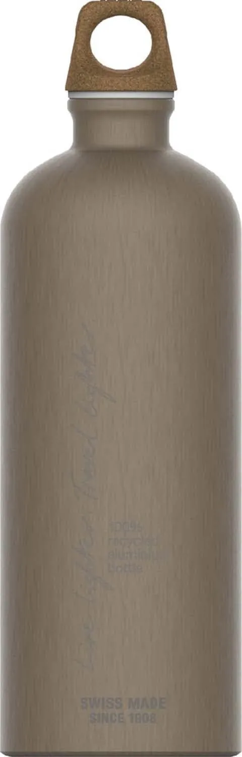 SIGG 50385 Outdoor Water Bottle, Swiss Aluminum Bottle, My Planet, 0.3 gal (1.0 L), Lighter Plain