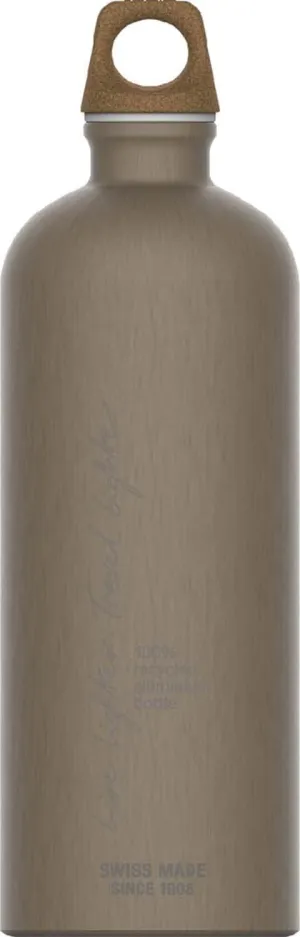 SIGG 50385 Outdoor Water Bottle, Swiss Aluminum Bottle, My Planet, 0.3 gal (1.0 L), Lighter Plain