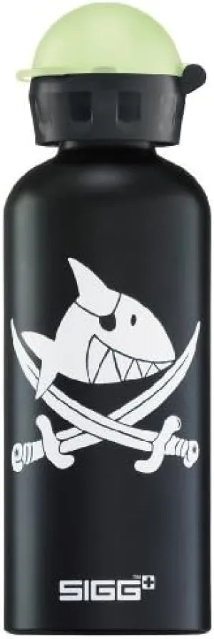 Sigg Big Kids Water Bottle (0.6-Liters, Sharky Glow)