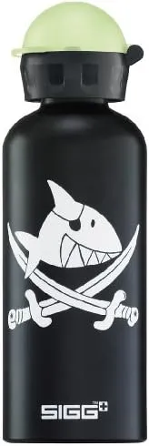 Sigg Big Kids Water Bottle (0.6-Liters, Sharky Glow)