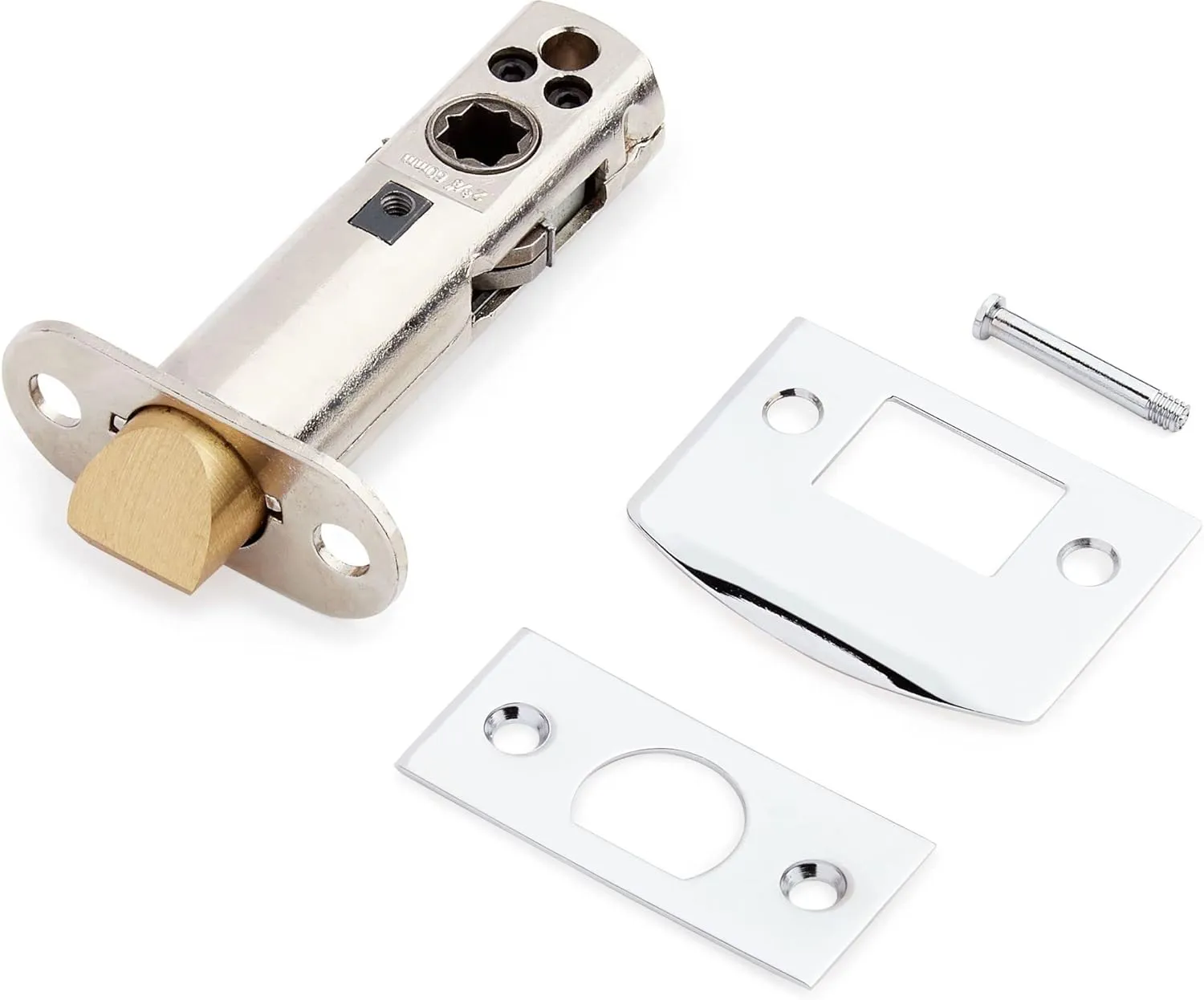 Signature Hardware 479168 Esmond Right Handed Solid Brass Privacy Door Lever Set with 2-3/8" Backset - Antique Brass