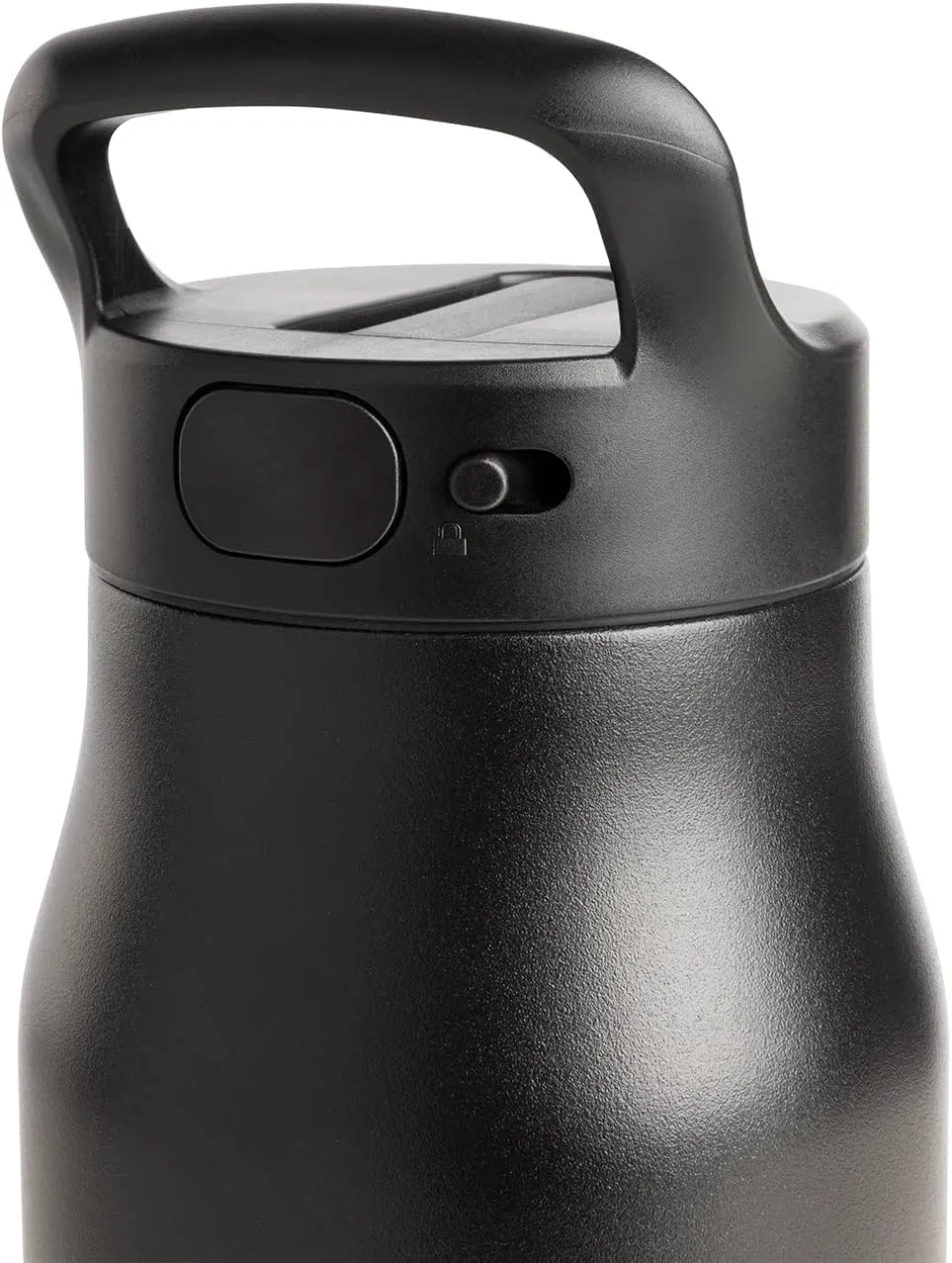 Simple Modern Water Bottle with Push Button Straw Lid | Ceramic-Lined Insulated Stainless Steel | Travel Water Bottles for Gym & Sports | Leak Proof | Mesa Signature Collection | 34oz, Berry