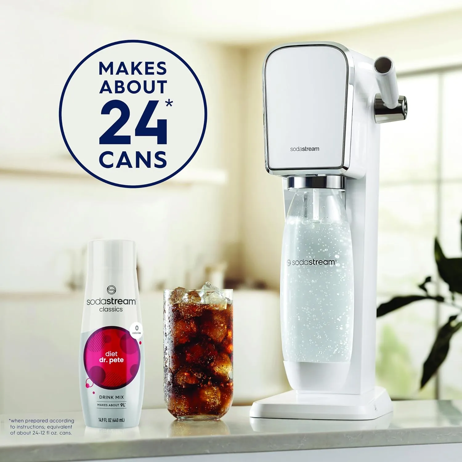 SodaStream Diet Dr Pete, 14.9 Fl Oz (Pack of 4)