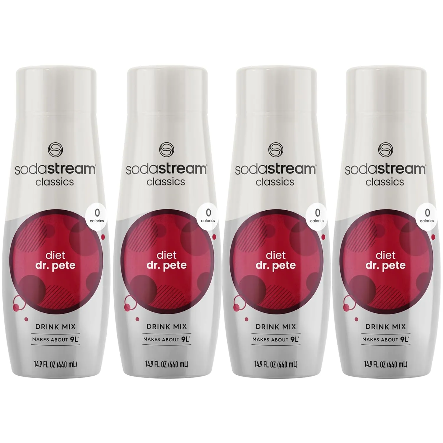 SodaStream Diet Dr Pete, 14.9 Fl Oz (Pack of 4)