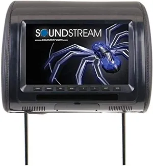 Soundstream VH-70CC Universal Headrest with 7″ LCD/3 Color Covers