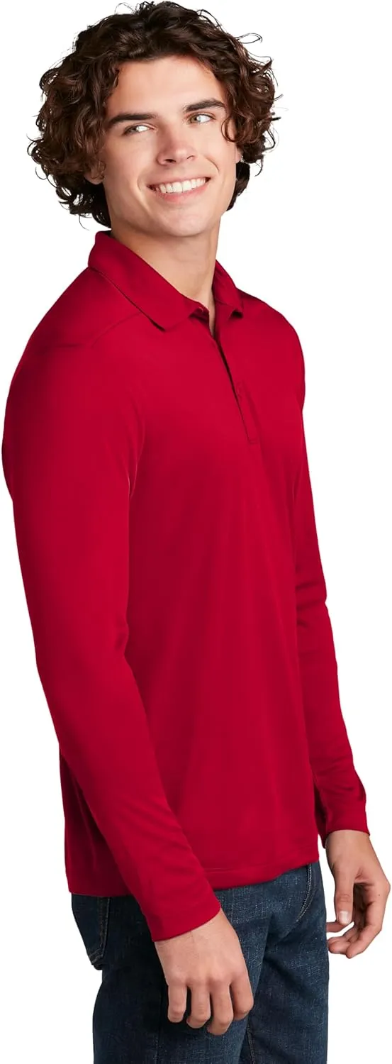 SPORT-TEK Posi-UV Pro Long Sleeve Polo ST520LS