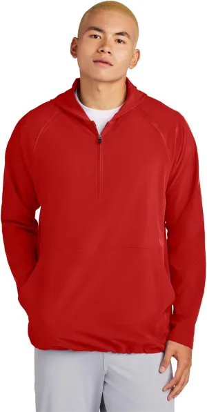 Sport-Tek® Repeat 1/2-Zip Long Sleeve Hooded Jacket JST488