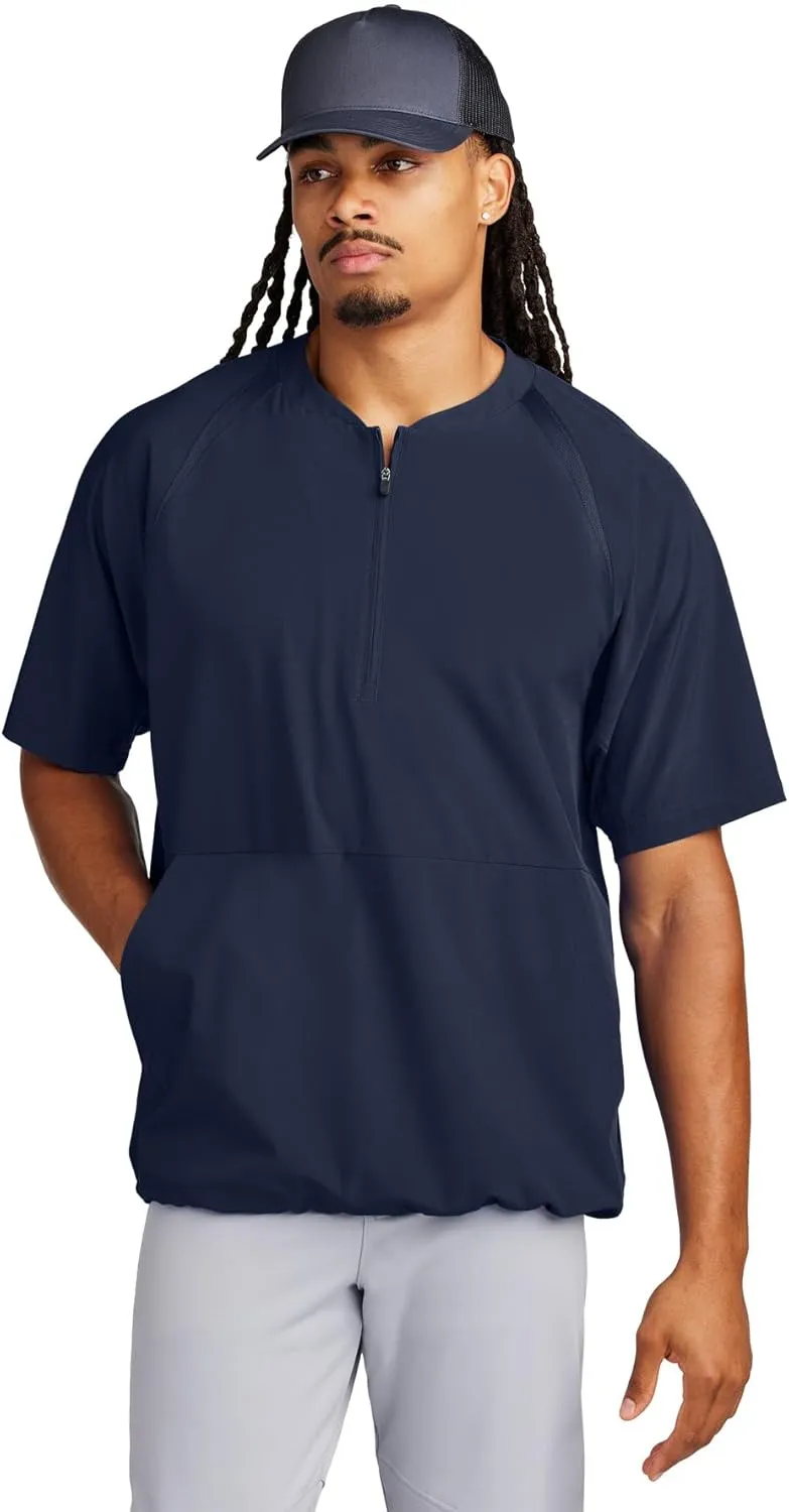 SPORT-TEK Repeat 1/2-Zip Short Sleeve Jacket JST489