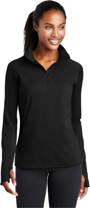 SPORT-TEK Women's Sport-Wick Stretch 1/4-Zip Pullover LST850
