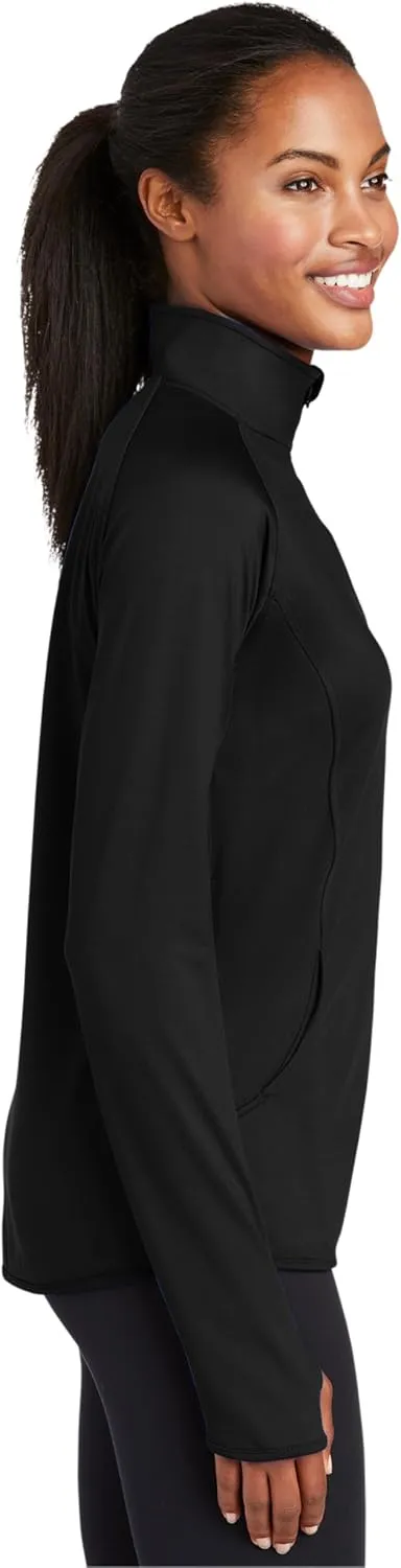 SPORT-TEK Women's Sport-Wick Stretch 1/4-Zip Pullover LST850