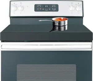 Stainless Steel Gas Stove Top Cover, Noodle Board Cooktop Cover, Kitchen Organizer for Gas and Electric Stove Range Expanding Kitchen Space, Large Size 36"x 23.6"x3", Black