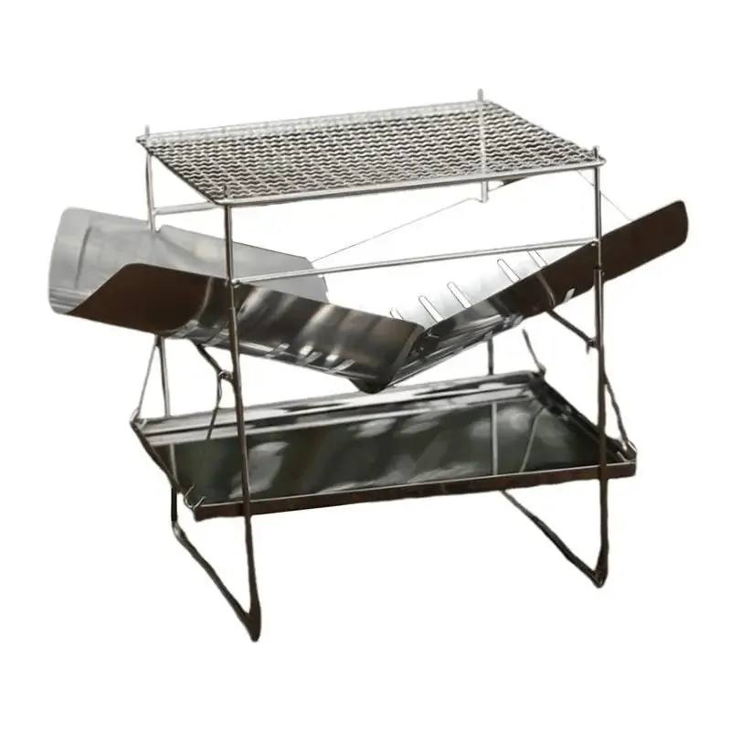 Stainless Steel Wood Stove for Tent, Camping, and Outdoor Activities