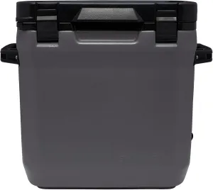 Stanley Adventure Outdoor Cooler 30 qt | Heavy Duty Outdoor Camping Cooler with Easy Carry Side Handles | 4 Days Cooling Ice Chest for 40 Cans | Flat Top Doubles as Seat | BPA-Free | Charcoal