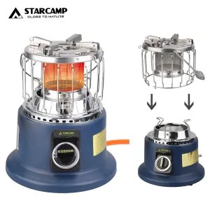 StarCamp 3000W Portable Outdoor Camping Gas Heater & Stove 2 IN 1