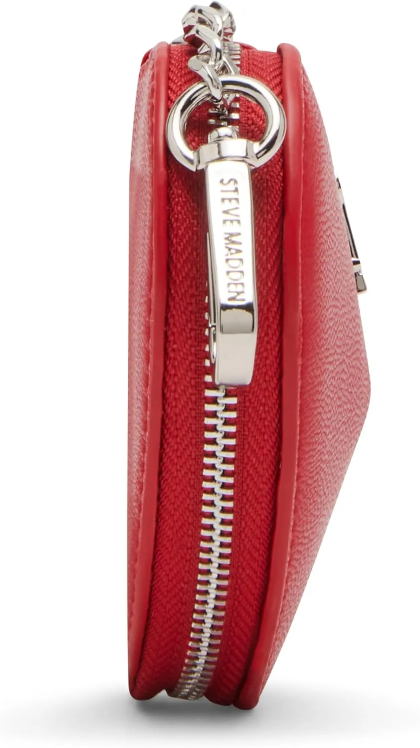 Steve Madden Amor Heart Zipper Pouch Gift Box