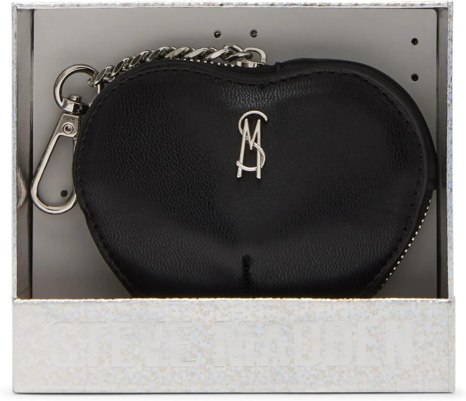 Steve Madden Amor Heart Zipper Pouch Gift Box