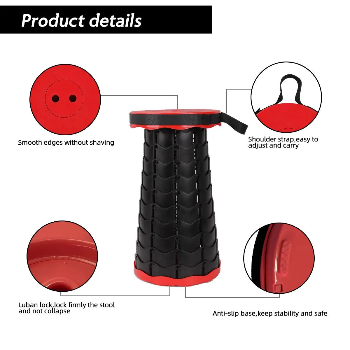 Stool Foldable Unique Express delivery Telescopic