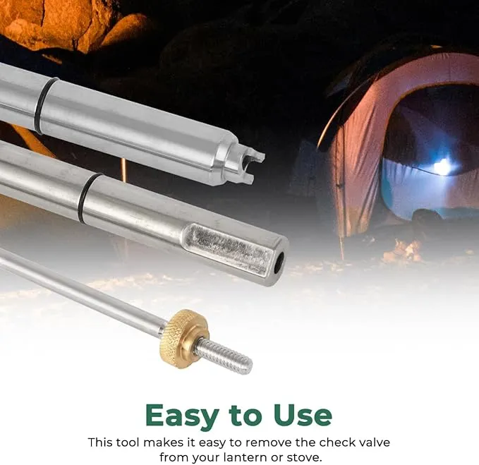 Stove Lantern Check Valve Removal Professional Tool Fits 200A 220 228 and More, Most Stoves