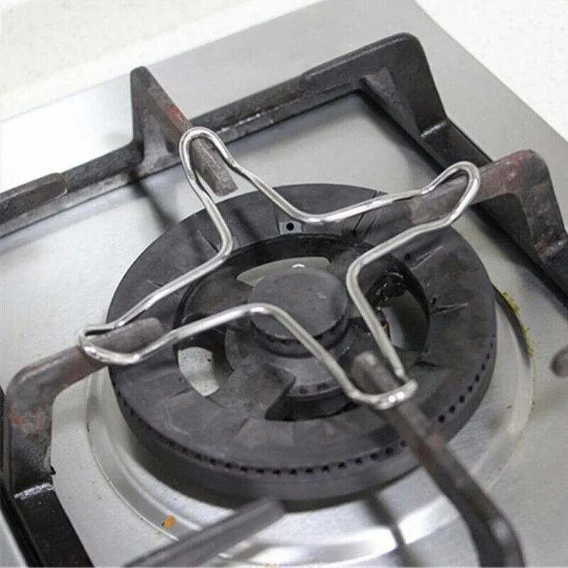 Stove Top Gas Cooker Trivet Ring Reducer Metal Plate Coffee Pot Stand For Moka