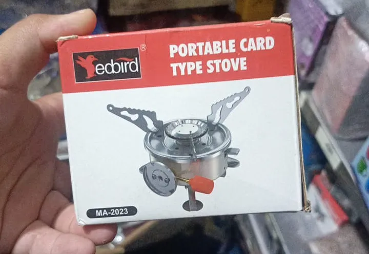 Stoves Outdoor Square Type Camping Gas Folding Stove Card Palm Holiday special furnace Wholesale deals