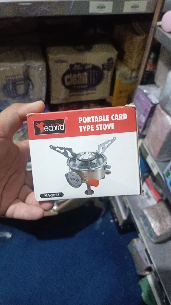 Stoves Outdoor Square Type Camping Gas Folding Stove Card Palm Holiday special furnace Wholesale deals