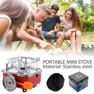 Stoves Outdoor Square Type Camping Gas Folding Stove Card Palm Holiday special furnace Wholesale deals