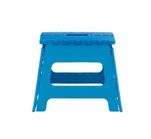 Superio Blue Folding Step Stool 11" 1pc