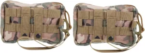 SUPVOX 2pcs Headphone Waist Pack Outdoor Utility Pouch Buckle Multi-purpose Storage for Running Cycling Mountaineering Travel Zipper Design Easy to Carry and Organize