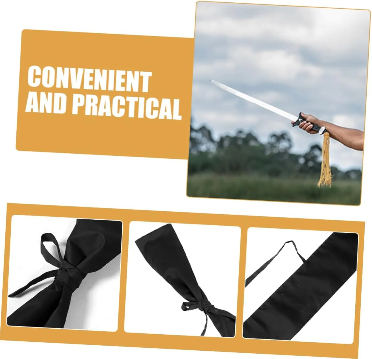 Sword Protection Cover Carrying Case Holder Carrying Back Strap Swords Camp Sheathe Men Small Shoulder