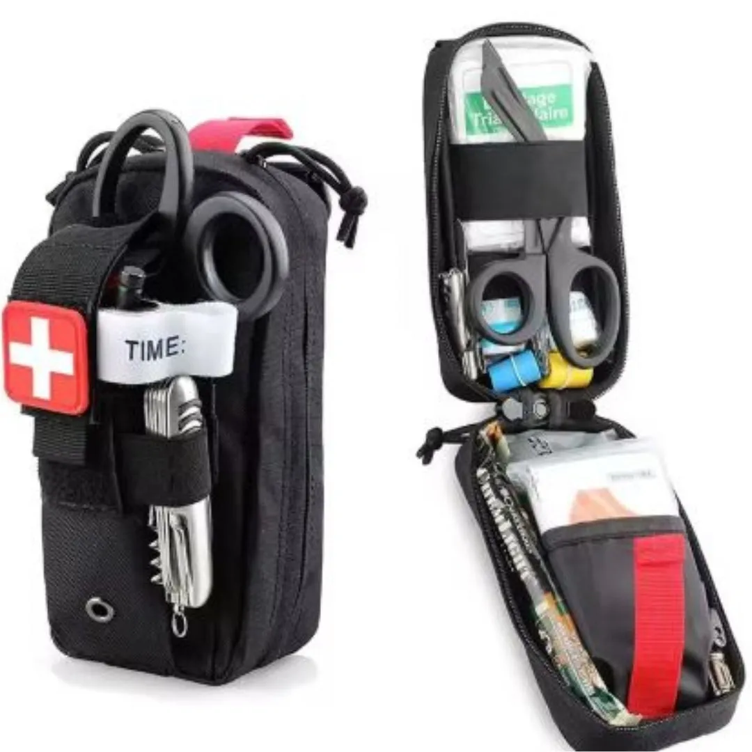 Tactical MOLLE Medical Pouch, IFAK EDC Trauma Kit Bag