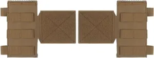Tactical Vest Side Expansion Platform Panel Molle Webbing Module Accessories, Hook and Loop/G Hook Mounting