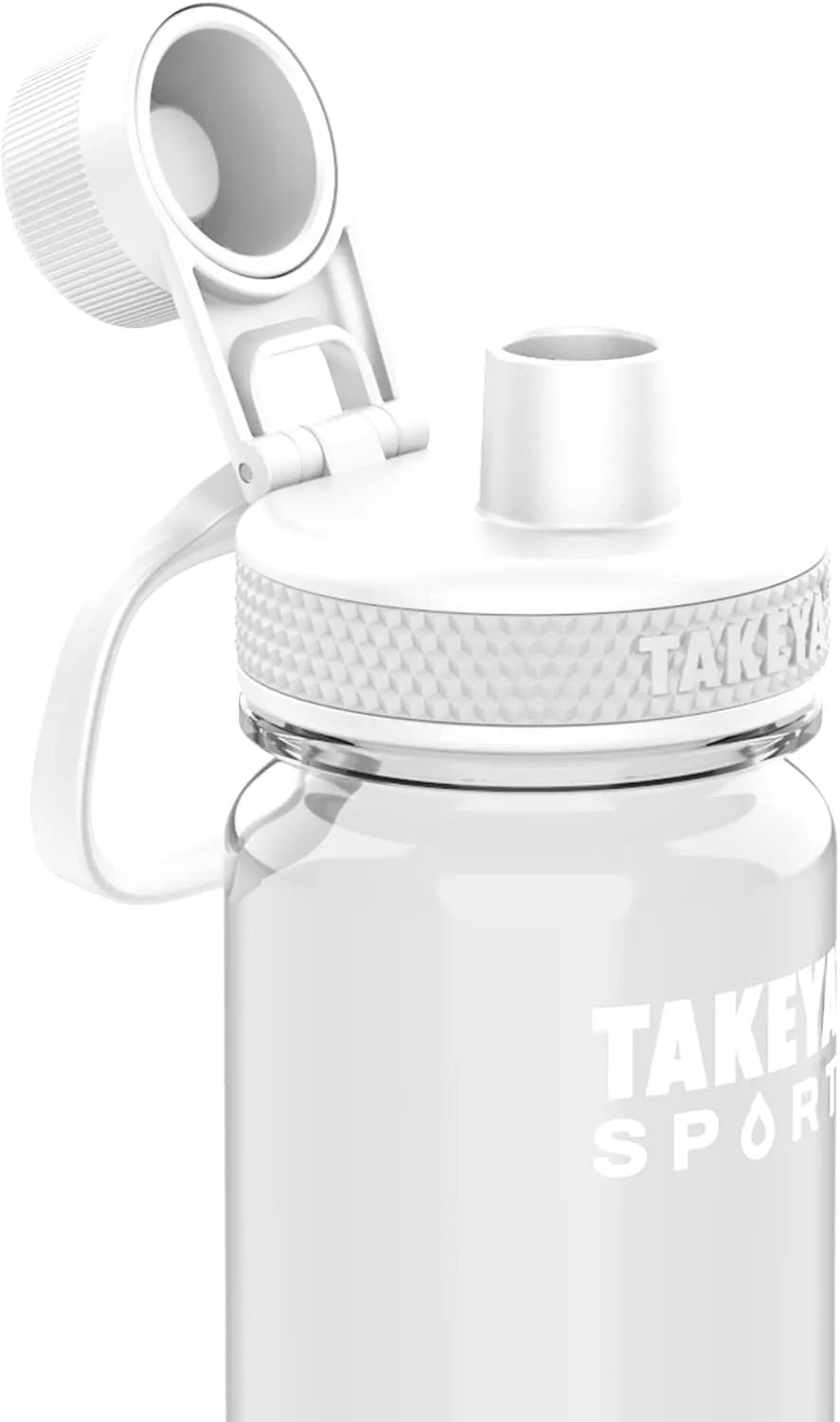 Takeya Tritan Sport Water Bottle with Spout Lid - BPA-Free & Dishwasher-Safe Water Bottle - Reusable Bottle with Lid Handle - Simple Leak-Proof Water Bottle - 24 oz, Extreme Air