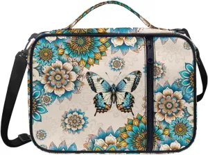 Talayituse Bible Cover for Women Men Portable Book Cover Large Capacity Bible Carrying Case with Handle/Shoulder Strap