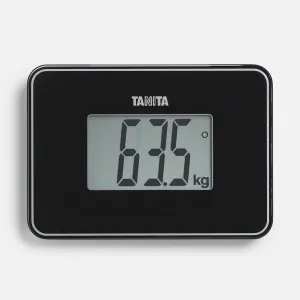 TANITA HD-386 World's Smallest Digital Bathroom Scale Easy to Travel Pearl Black