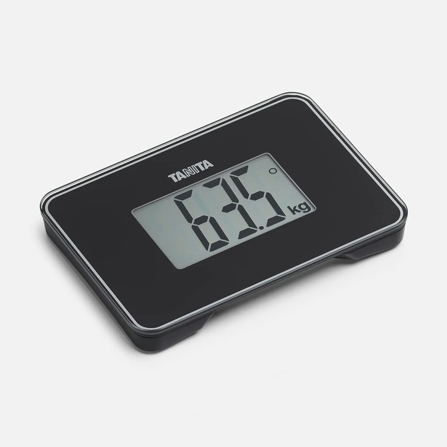 TANITA HD-386 World's Smallest Digital Bathroom Scale Easy to Travel Pearl Black