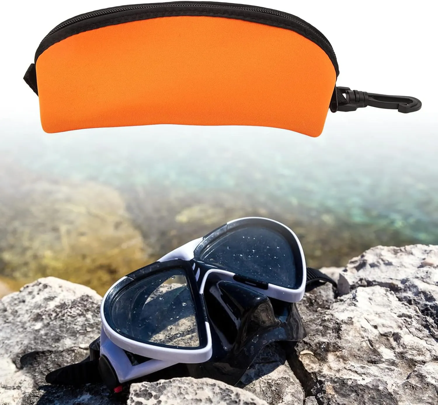 Tbest Diving Goggle Storage Bag, Scuba Dive Mask Pouch Bag Diving Glasses Storage Bag Portable Gadgets Gear Pouch for Sunglasses Glasses