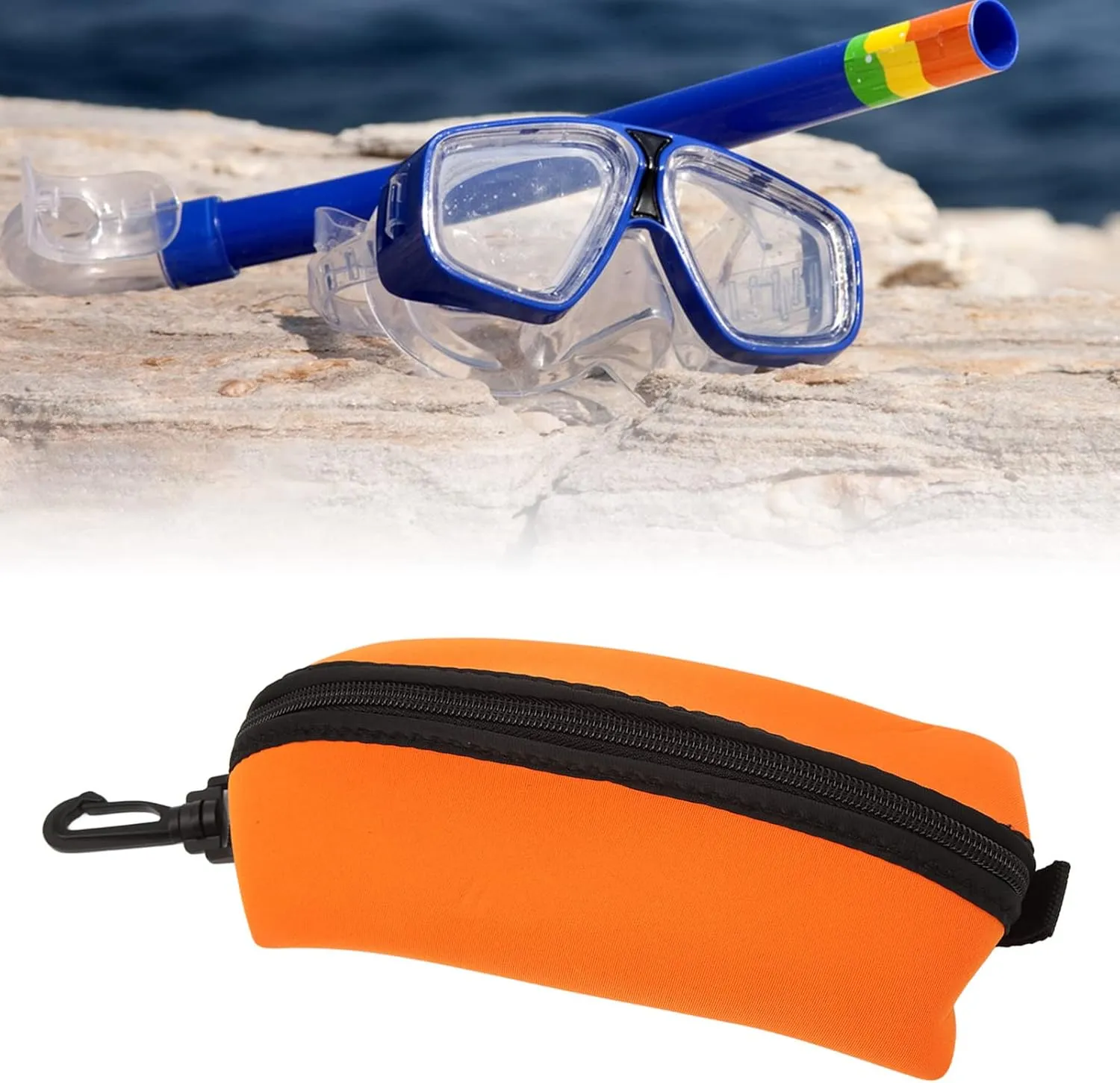 Tbest Diving Goggle Storage Bag, Scuba Dive Mask Pouch Bag Diving Glasses Storage Bag Portable Gadgets Gear Pouch for Sunglasses Glasses