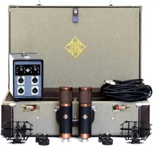 Telefunken TF39 Copperhead Condenser Tube Microphone Deluxe Stereo Set