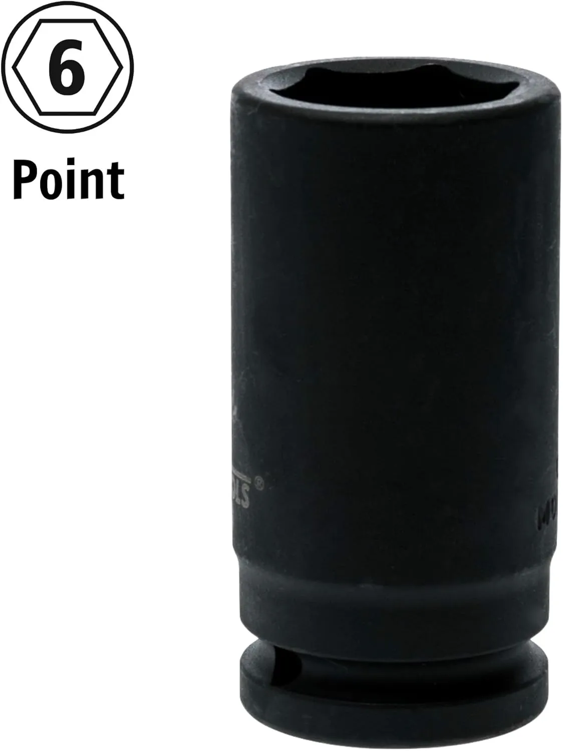 Teng Tools 3/4 Inch Drive 6 Point Deep Metric 41mm Chrome Molybdenum Impact Socket - 940641-C, Silver